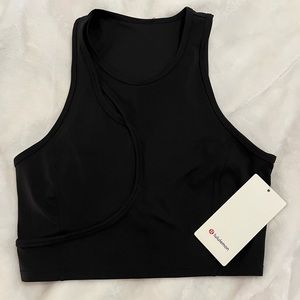 NWT Black Aligned Angle Top